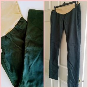 Motherhood Dark Green Maternity Pants